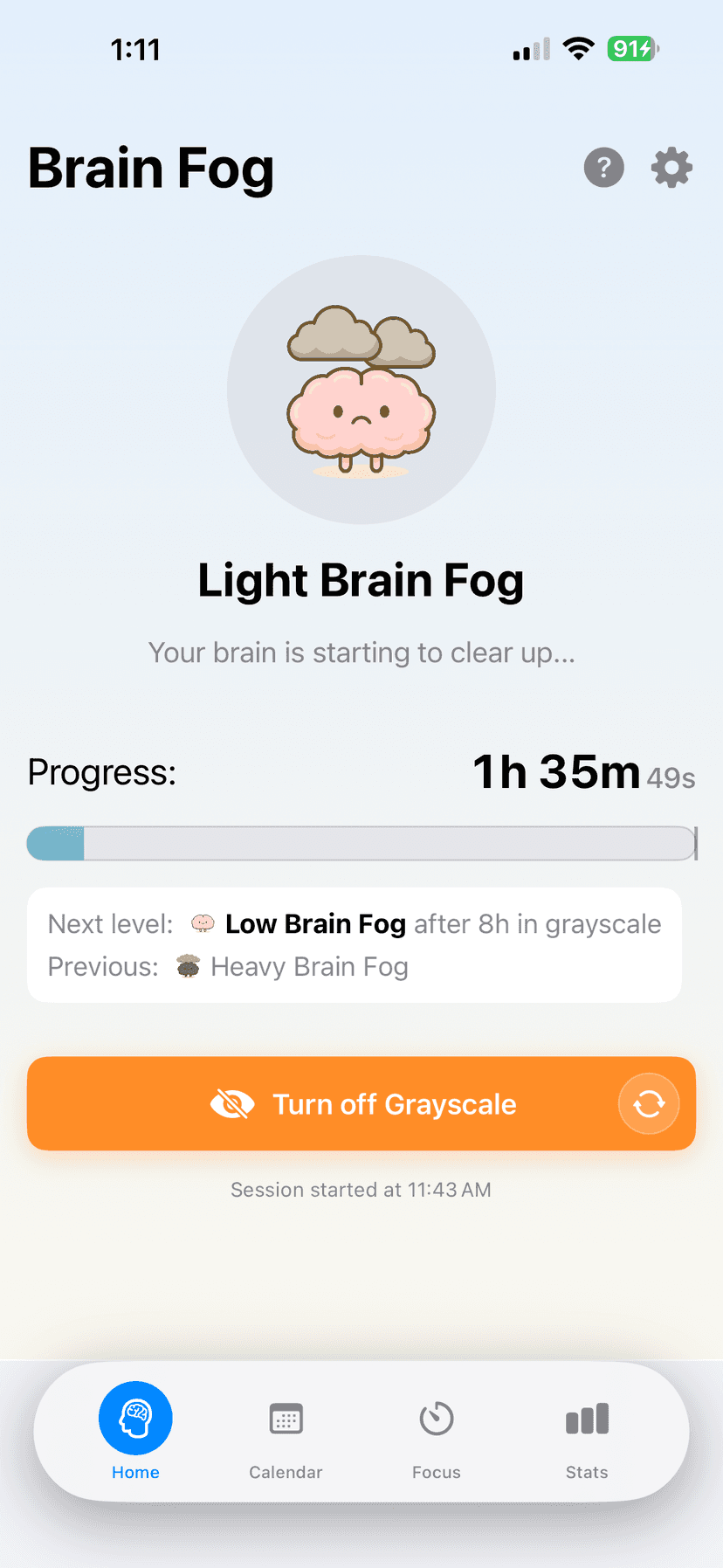 After 1 hour in grayscale — your brain is happier