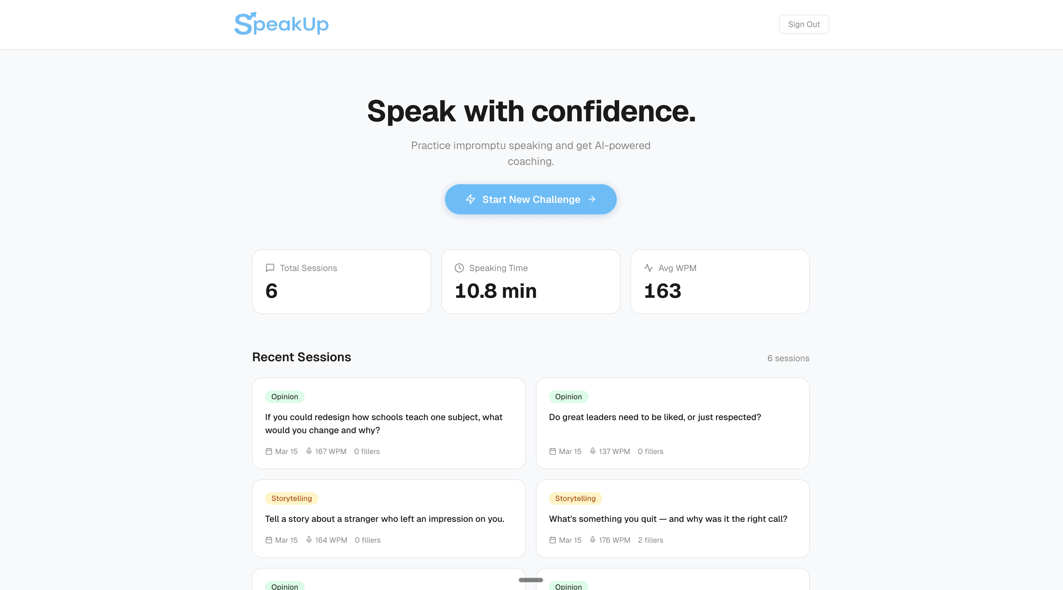 SpeakUp screenshot